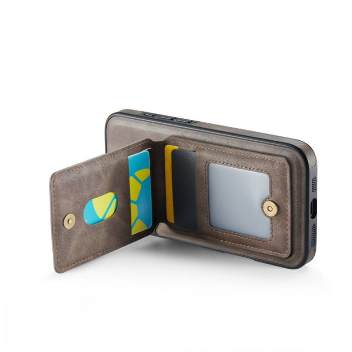 DG-Ming Magking K1 2i1 deksel Apple iPhone 16 - Coffee