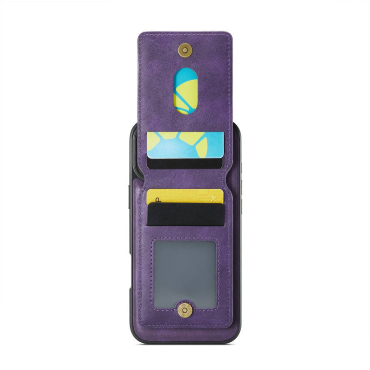 DG-Ming Magking K1 2in1 kotelo Apple iPhone 16 Plus - Violetti
