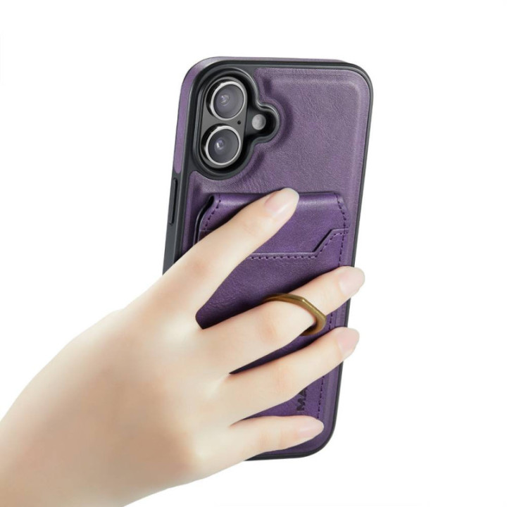 DG-Ming Magking K1 2in1 kotelo Apple iPhone 16 Plus - Violetti