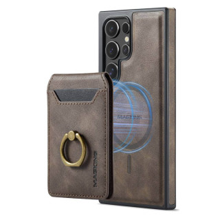 DG-Ming Magking K1 2i1 fodral Samsung Galaxy S24 Ultra - Coffee