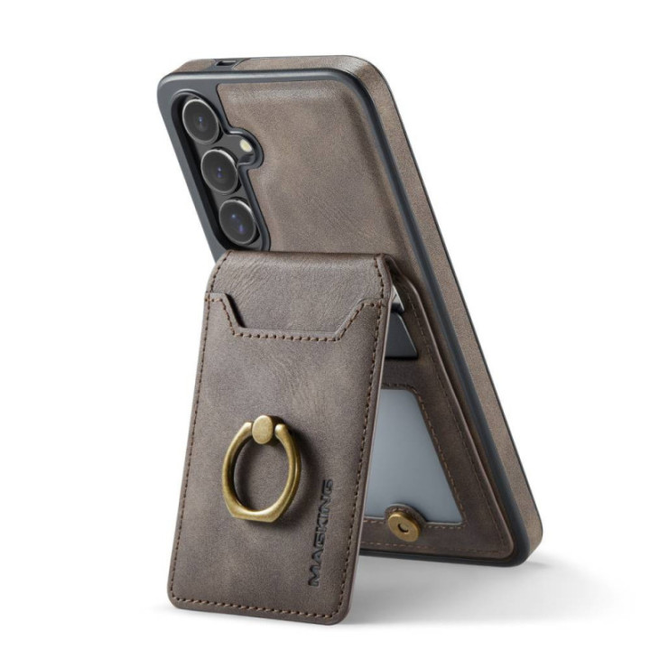 DG-Ming Magking K1 2in1 kotelo Samsung Galaxy S24 - Coffee
