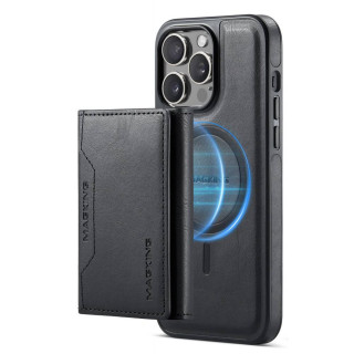 DG-Ming Magking K2 2in1 kotelo Apple iPhone 13 Pro Max - Musta