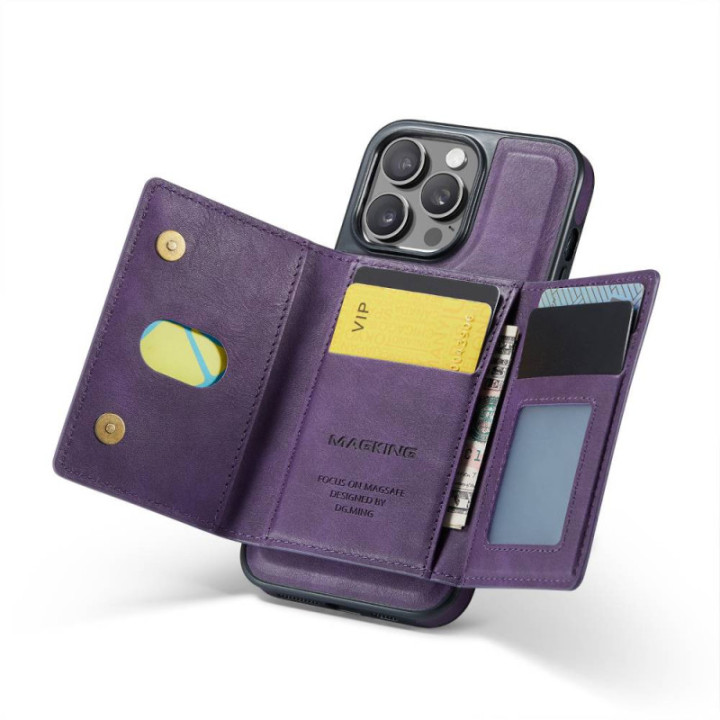 DG-Ming Magking K2 2in1 Handyhülle Apple iPhone 13 Pro Max - Lila