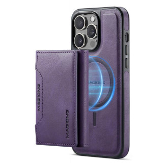DG-Ming Magking K2 2in1 kotelo Apple iPhone 15 Pro Max - Violetti