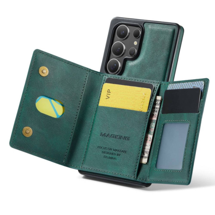 DG-Ming Magking K2 2i1 deksel Samsung Galaxy S25 Ultra - Petrol