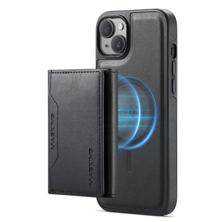 DG-Ming Magking K2 2in1 kotelo Apple iPhone 13 - Musta