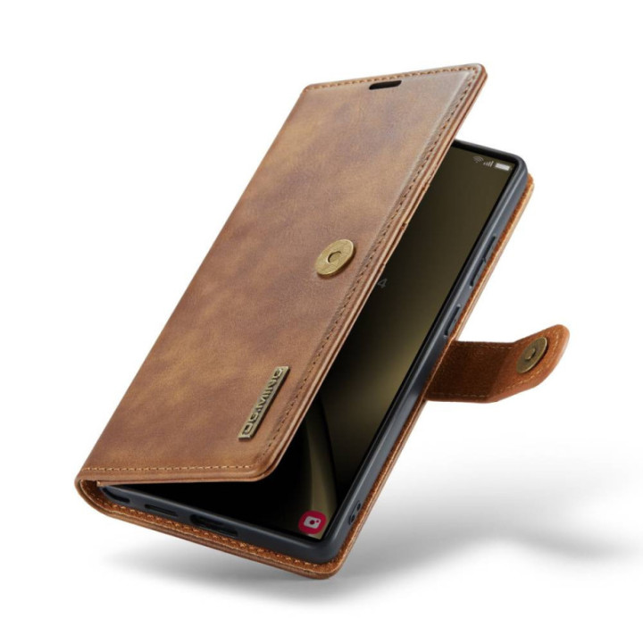 Wallet DG-Ming 2i1 Samsung Galaxy S25 Ultra - Brun