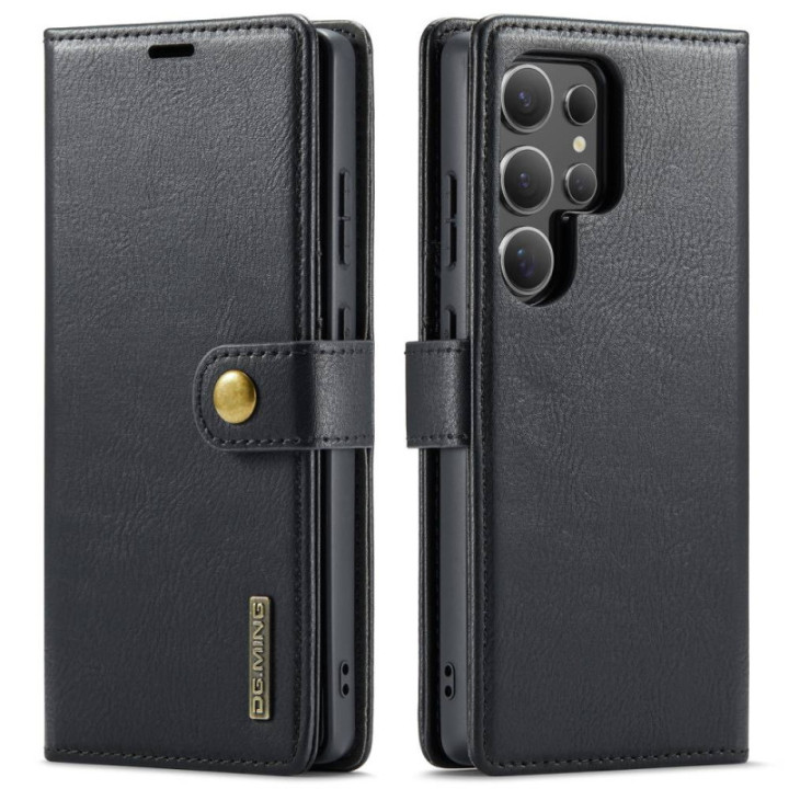DG-Ming 2i1 Handyhülle Samsung Galaxy S25 Ultra - Schwarz