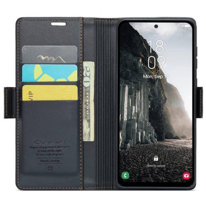 CaseMe puhelimenkotelo 023 Samsung Galaxy A36 5G - Musta
