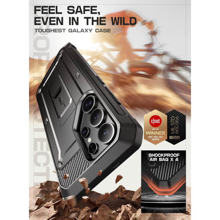 SUPCASE UB Pro 2-set Samsung Galaxy S25 Ultra - Black