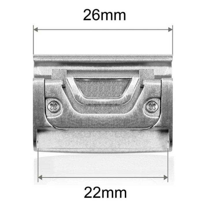 EasyFit Adapter Garmin Fenix 6X Pro - Silver