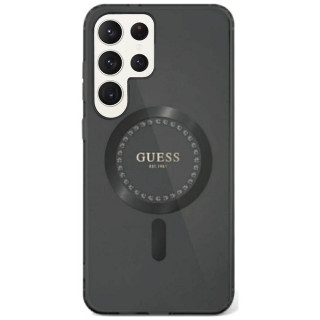Guess Rhinestone MagSafe skal Samsung Galaxy S25 Ultra - Schwarz