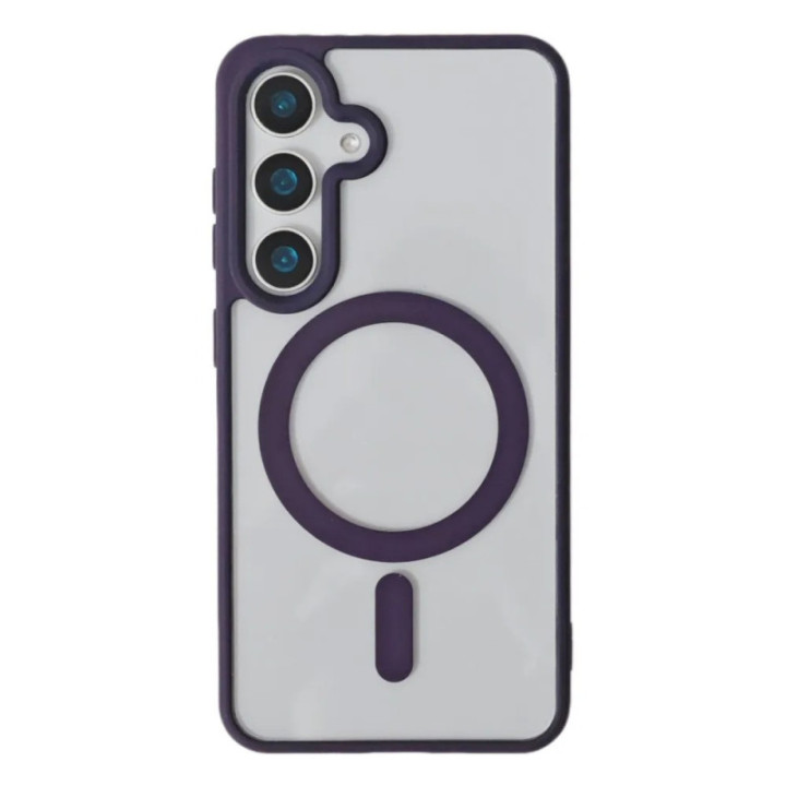Acrylic MagSafe skal Samsung Galaxy S25 - Purple Pulse