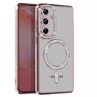 Diamond bling MagSafe skal Samsung Galaxy A26 5G - Pink