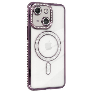 Diamond bling MagSafe case Apple iPhone 13 - Purple