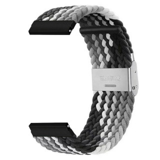 Flettet elastisk klokkereim OnePlus Watch 3 - svarthvit