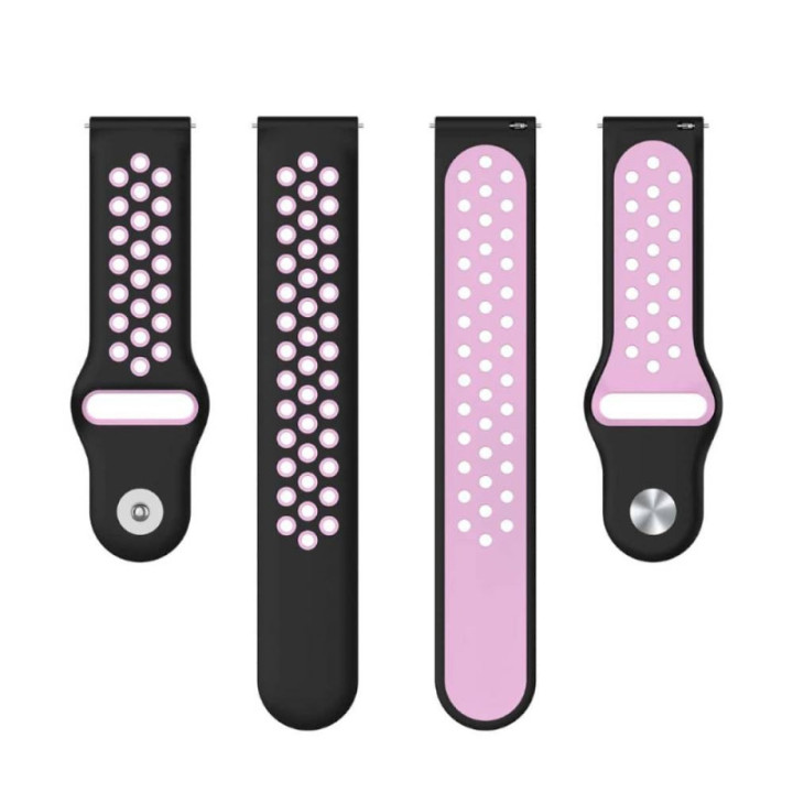EBN Sport Uhrarmband OnePlus Watch 3 - Schwarz/rosa