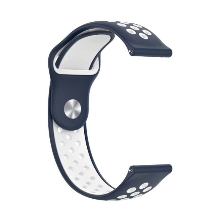 EBN Sport Kellon ranneke OnePlus Watch 3 - Navy/valkoinen