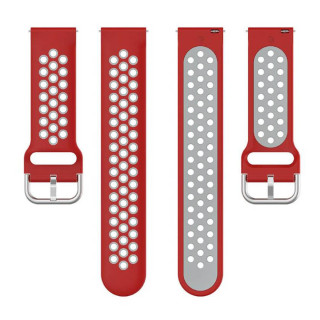 EBN Clasp klockarmband OnePlus Watch 3 - Röd/grå
