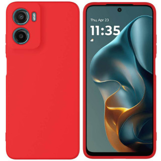 Liquid silikon skal Motorola Moto G05 - China Red