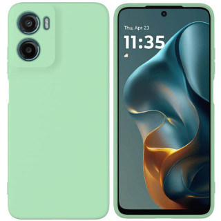 Liquid silikon skal Motorola Moto E15 - Mint