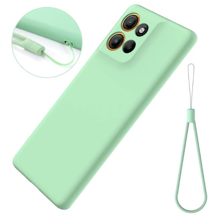 Liquid silikon skal Motorola Moto G15 - Mint