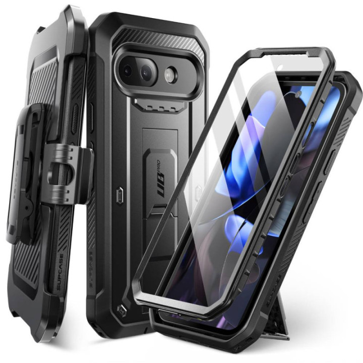 SUPCASE UB Pro Hülle Google Pixel 9a - Schwarz