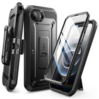 SUPCASE UB Pro kotelo Apple iPhone 16e - Musta