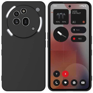 Liquid silicone case Nothing Phone 3a Pro - Black