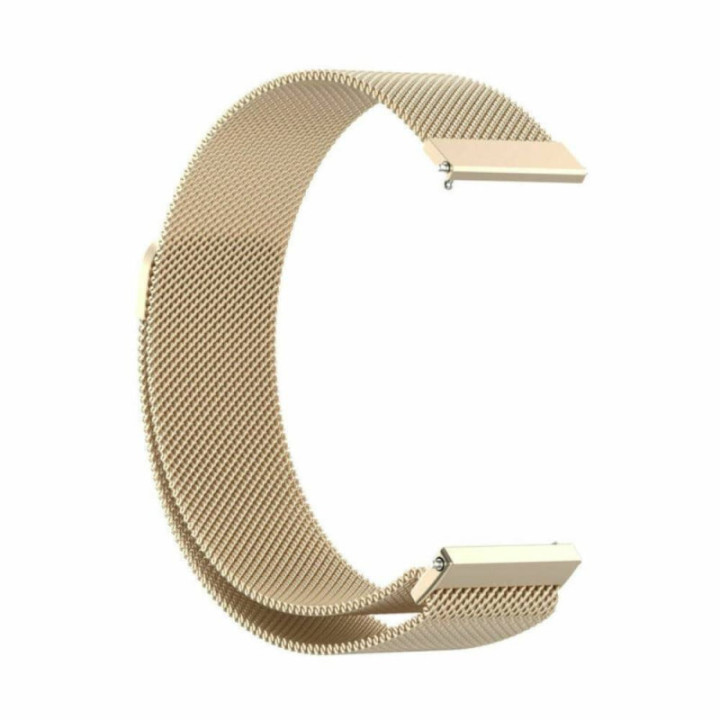 Milanese watchband Garmin Vivoactive 6 - Vintage gold