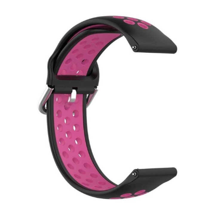 EBN urrem Garmin Vivoactive 6 - Sort/mørklyserød