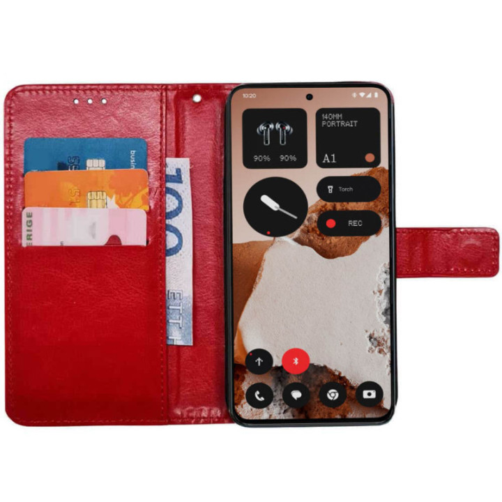Wallet cover 3-card Nothing CMF Phone 2 Pro - Red