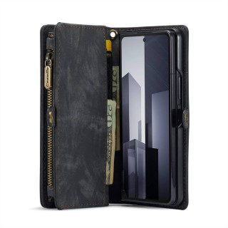 CaseMe mobilfodral 008 5-kort Samsung Galaxy Z Fold 7 - Svart/Grå