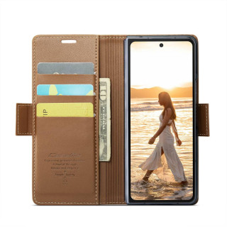 CaseMe mobilfodral 023 Samsung Galaxy Z Fold 7 - Brun