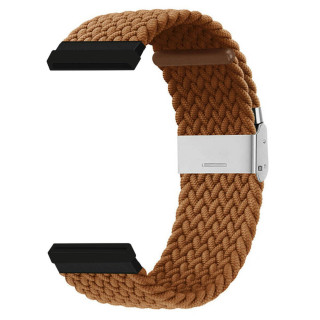 Geflochtenes Elastisches Uhrarmband Fitbit Sense 2 - Braun