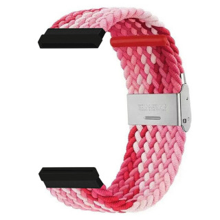 Flettet elastisk urrem Fitbit Versa 3 - Gradient red
