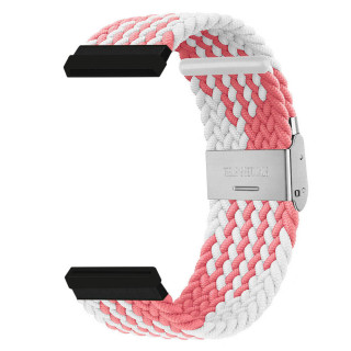 Punottu kellon ranneke Fitbit Sense 2 - Pinkwhite
