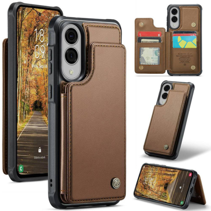 CaseMe puhelimenkotelo C22 Samsung Galaxy S25 Edge - Ruskea