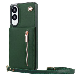 Zipper halskjede deksel Samsung Galaxy S25 Edge - Grønn