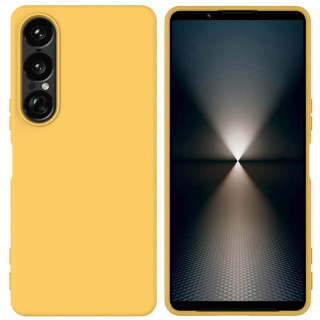 Liquid silicone case Sony Xperia 1 VII - Yellow