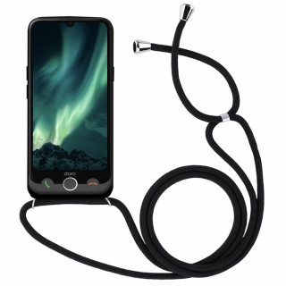 Handyhülle mit Kette Doro Aurora A30 - Schwarz