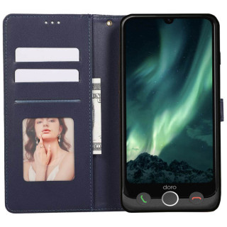 Handyhülle 3-Karten Doro Aurora A30 - Navy