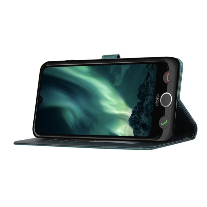 Mobile case 3-card Doro Aurora A30 - Forest Green
