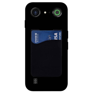 Silicone Case with card holder Doro Aurora A10 - Black