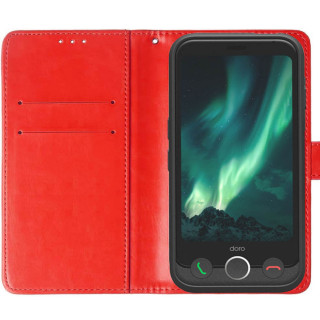 Mobilfodral 2-kort Doro Aurora A10 - Röd