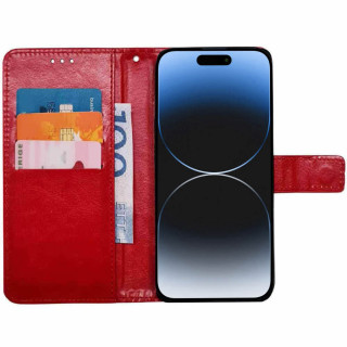 Wallet cover 3-card Apple iPhone 17 Pro - Red