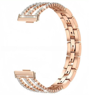 Diamond Chic kellon ranneke Huawei Watch Fit 4 - Ruusukulta
