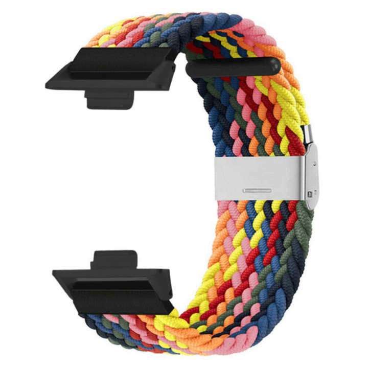 Braided elastic watchband Huawei Watch Fit 4 - Rainbow