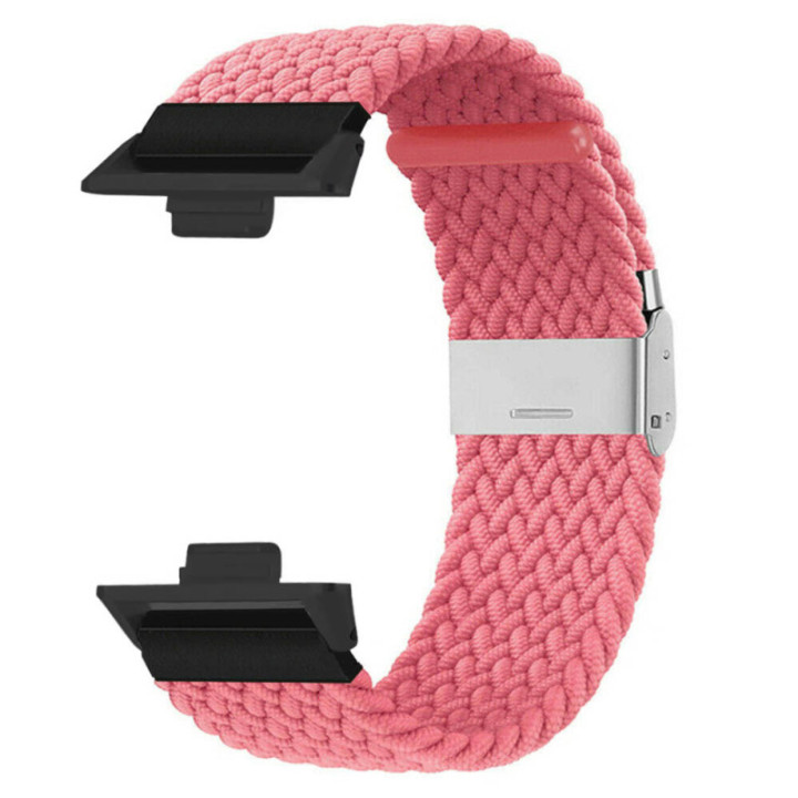 Braided elastic watchband Huawei Watch Fit 4 - Apricot