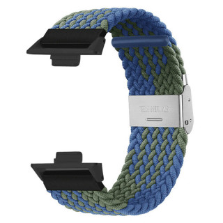 Flettet elastisk klokkereim Huawei Watch Fit 4 Pro - Blågrønn